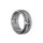Edelstahlring "geometrisch" (Ring in Ring), U: 60mm