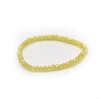 bracelet, yellow crystal