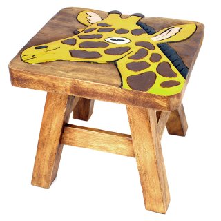 Kinderhocker Giraffenkopf