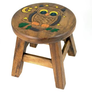 Childrens stool night owl