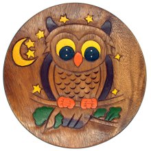 Childrens stool night owl