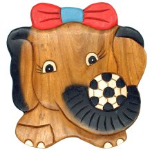 Childrens stool elephant with ball