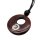 necklace sono wood, stainless steel