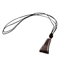 necklace sono wood, stainless steel