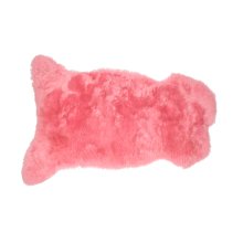 Schaf Fell ca 100-120 cm pink