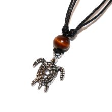 Necklace with pendant "turtle", approx. 17 x 23 mm