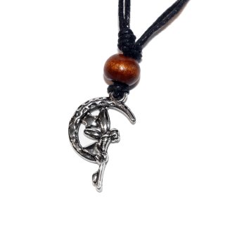 Necklace with pendant "Elf", approx. 14 x 26 mm