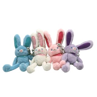 Plush rabbit with bell