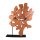 Wooden decoration on stand