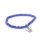 Glitzerarmband, blau mit Schutzengel