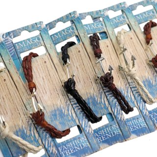 Armband Anker, mit 30 Armbändern