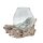 Root wood white with glass, approx. 15 - 20