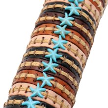 Starfish bracelet roll, with 30 bracelets
