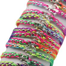 Bracelet roll anchor colorful, with 50 bracelets