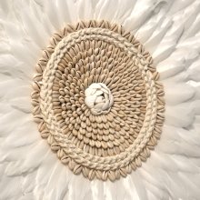 Feather wall decoration white