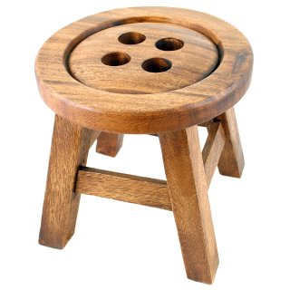 Childrens stool button