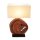 Lamp teak disc
