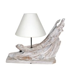 White teak lamp