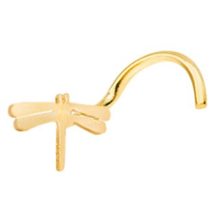 Nosestud, PVD goldfarben, 0,8 x 9 mm