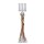 Flower stand teak with glas