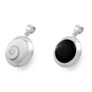 Anhänger aus Silber, beidseitig