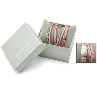Wickelarmband, pink