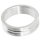 Edelstahlring, 6 mm breit, U: 61 mm