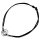 Armband "Spirale", 925 Silber und Stoff