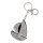 Keychain sailing boat - black