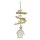 wind chimes "turtle", white, ca. 35 - 40 cm
