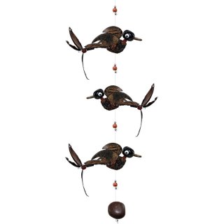 Windspiel Mobile "3 Flattervögel" Holz