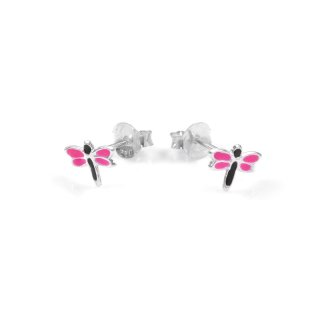 Ohrstecker Paar für Kinder "Libelle" 925 Silber
