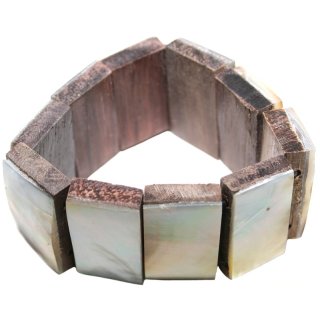 Armband Muschel-Design Holz