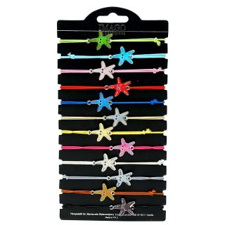 Armband mit Tiermotiv, 12 Stück auf Karte
