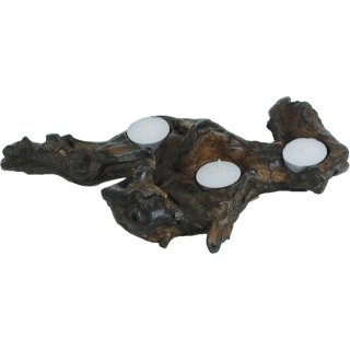 Wurzel, 3 Tealight holder, 22 x 30 cm