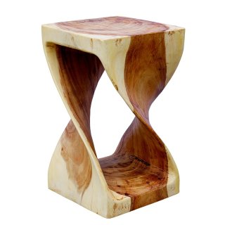 Stool turned 2 columns high: ca. 50 cm, 27x27cm