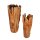 2er Set Holzvasen