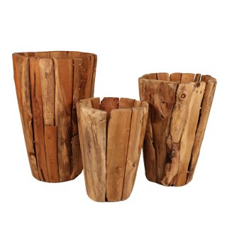 Set of 3 flower pots
