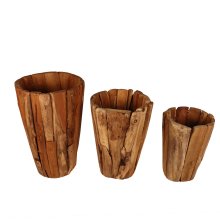 Set of 3 flower pots