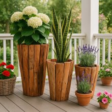 Set of 3 flower pots