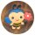 Childrens stool blue bee