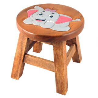 Childrens stool elephant "happy"