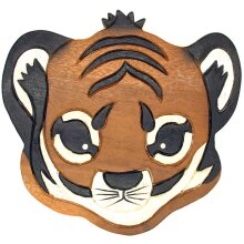 Kinderhocker Tigerkopf