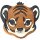 Kinderhocker Tigerkopf