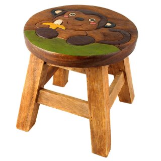 Childrens Stool Monkey with Banana