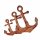 3er Set Skulptur Anker