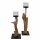 Candle holder teak root on stand 40 cm
