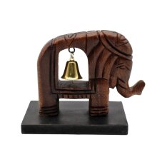 Deko Figur Elefant mit Glöckchen