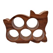 Weinflaschenhalter Katze