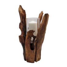 Driftwood design with lantern